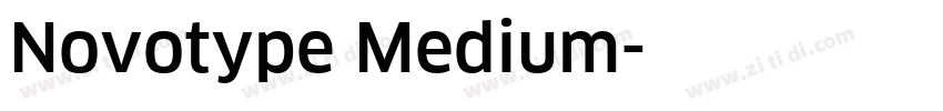 Novotype Medium字体转换